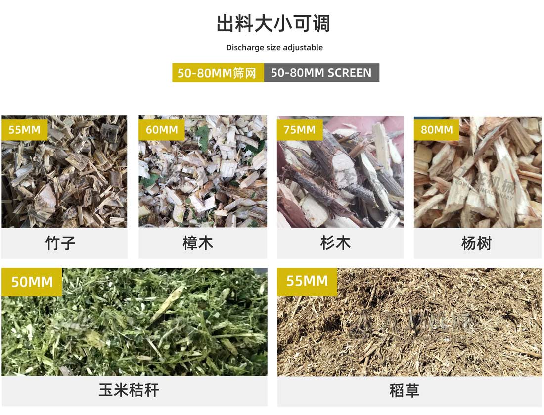 生物質秸稈破碎機出料大小可調 生物質秸稈破碎機出料大小可調